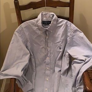 Ralph Lauren light blue button down 16 1/2x36/37